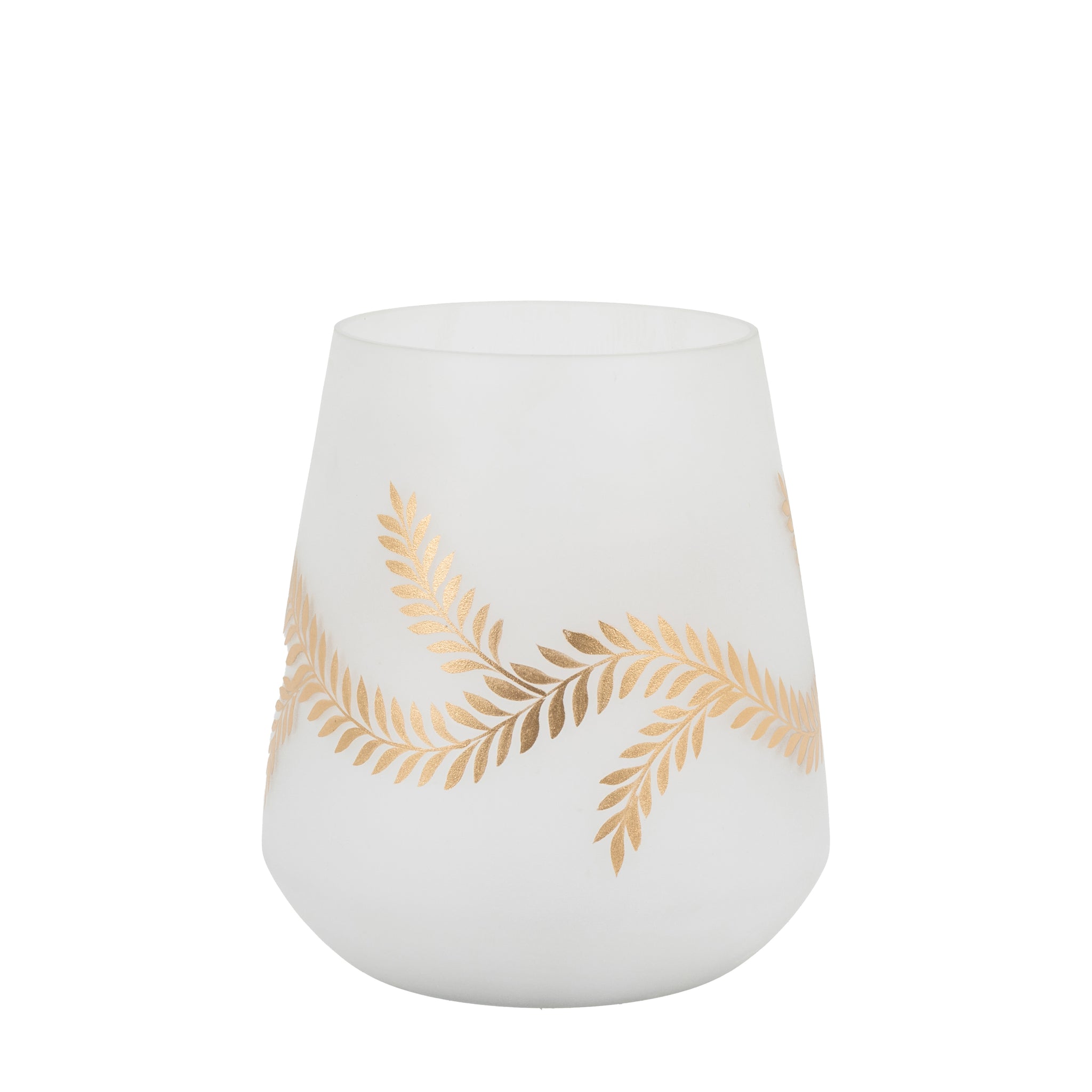 Mistral Hurricane Med White Gold Vase