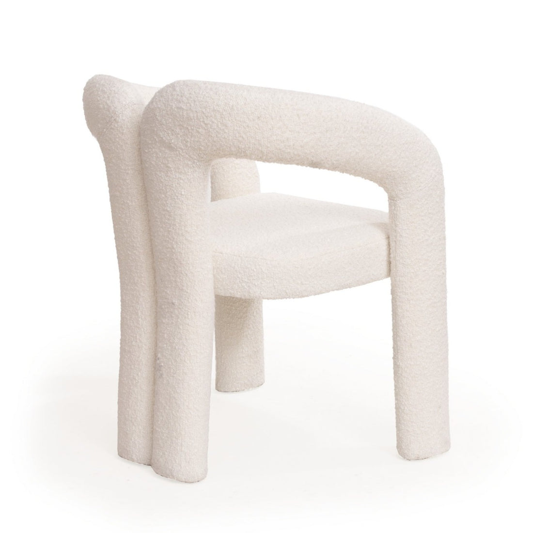 Mavis Dining Chair Chex Polar Boucl√©