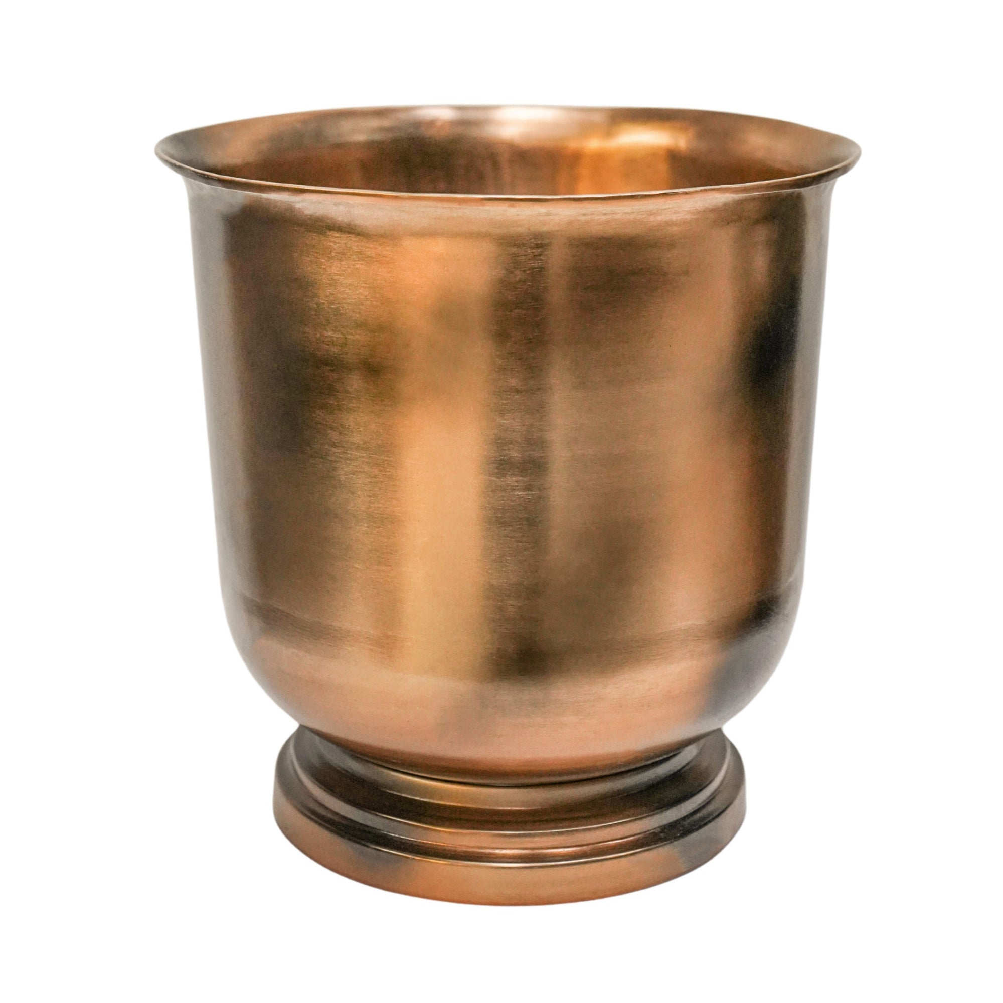 Outdoor Hampton Copper Metal Urn Small