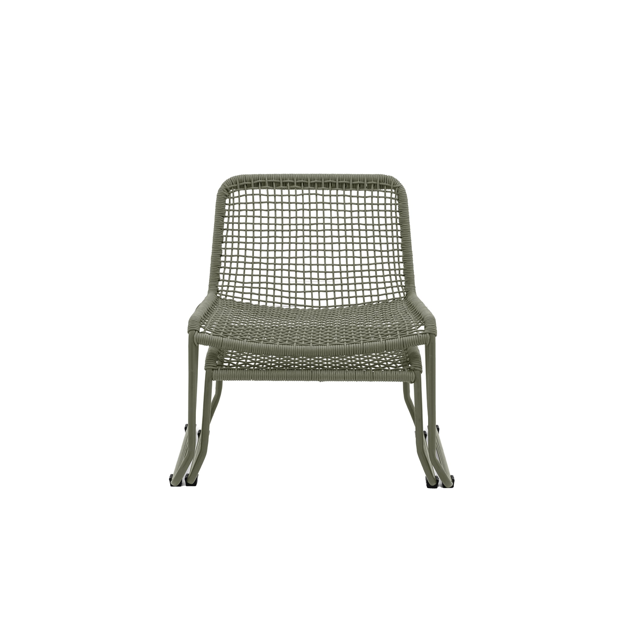 Cerrano Lounge Chair With Footstool Green