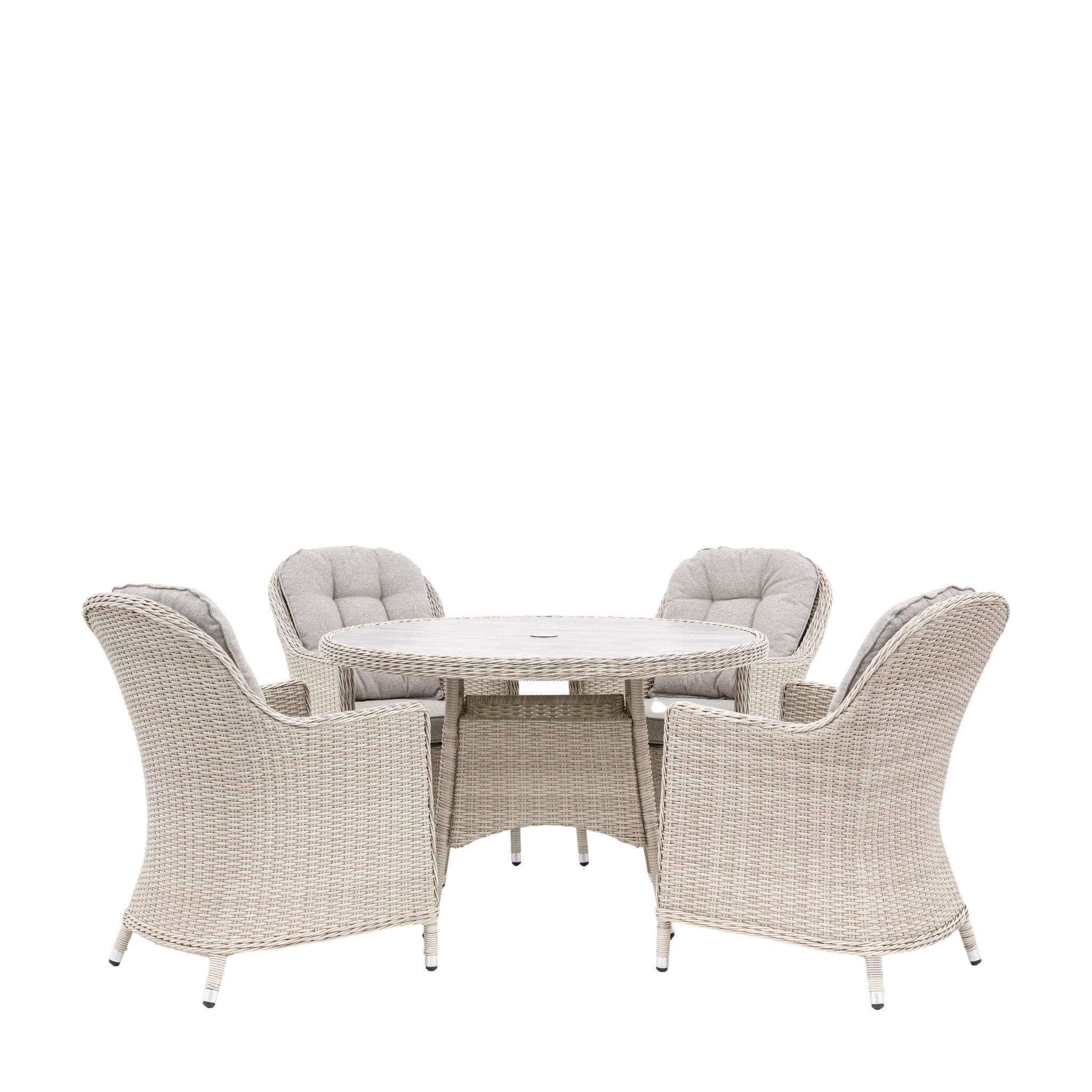 Colton 4 Seater Round Dining Set
