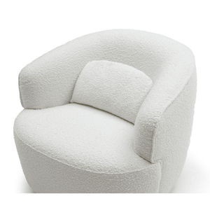 Grace Swivel Chair Polar Boucl√©