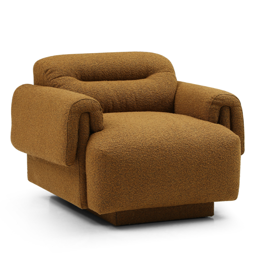 Frankie 1 Seater Sofa Chex Morocco Boucle
