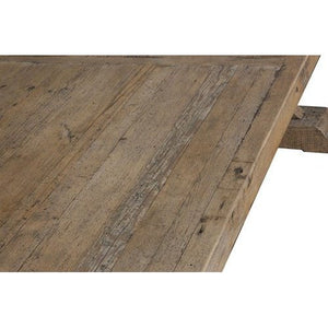 Aix En Provence Rectangular Dining Table Reclaimed Pine Wood Extra Large 430 Cm