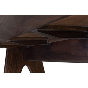 Isoko Rectangle Dining Table Mind Wood Dark Brown 280 Cm