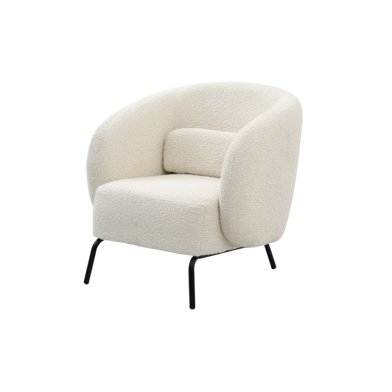 Joey Armchair Cologne Ivory Boucle