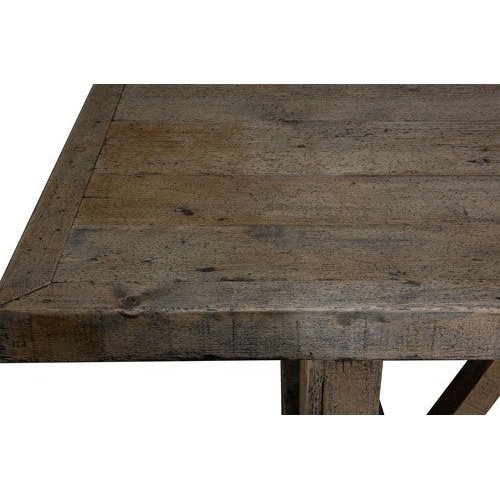 Aix En Provence Rectangular Dining Table Reclaimed Pine Wood Extra Large 430 Cm