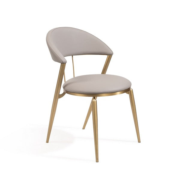 Parisienne Dining Chair Brushed Brass