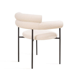 Alita Dining Chair Chex Boucle