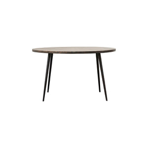 Club Dining Table, Black Stain, Round