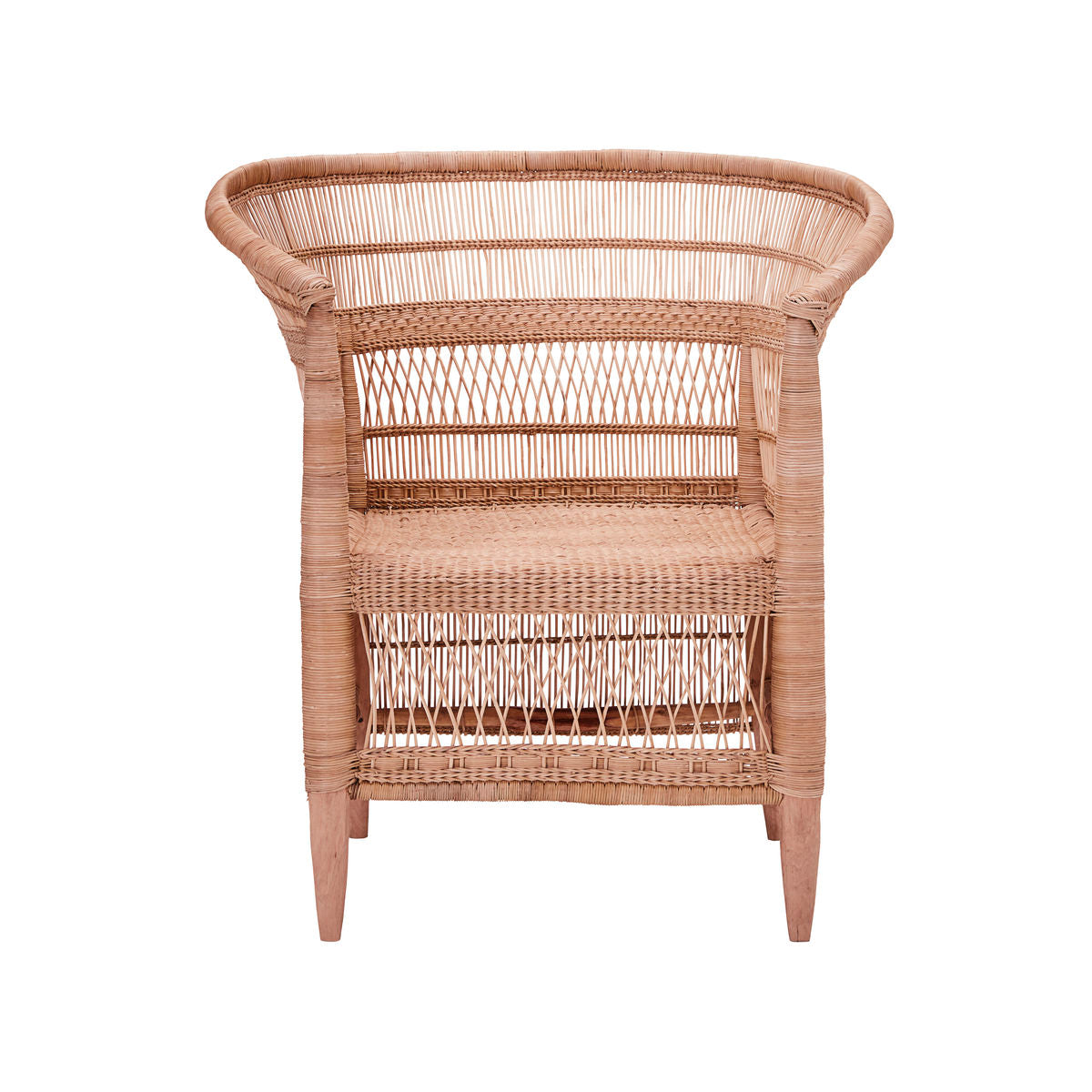 Set of 2 Rika Chairs with Armrests, Nature