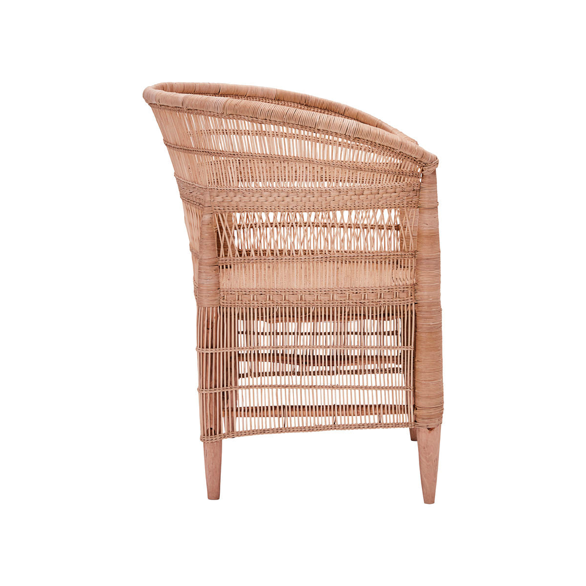 Set of 2 Rika Chairs with Armrests, Nature