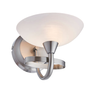 Cagney Wall Light Satin Chrome