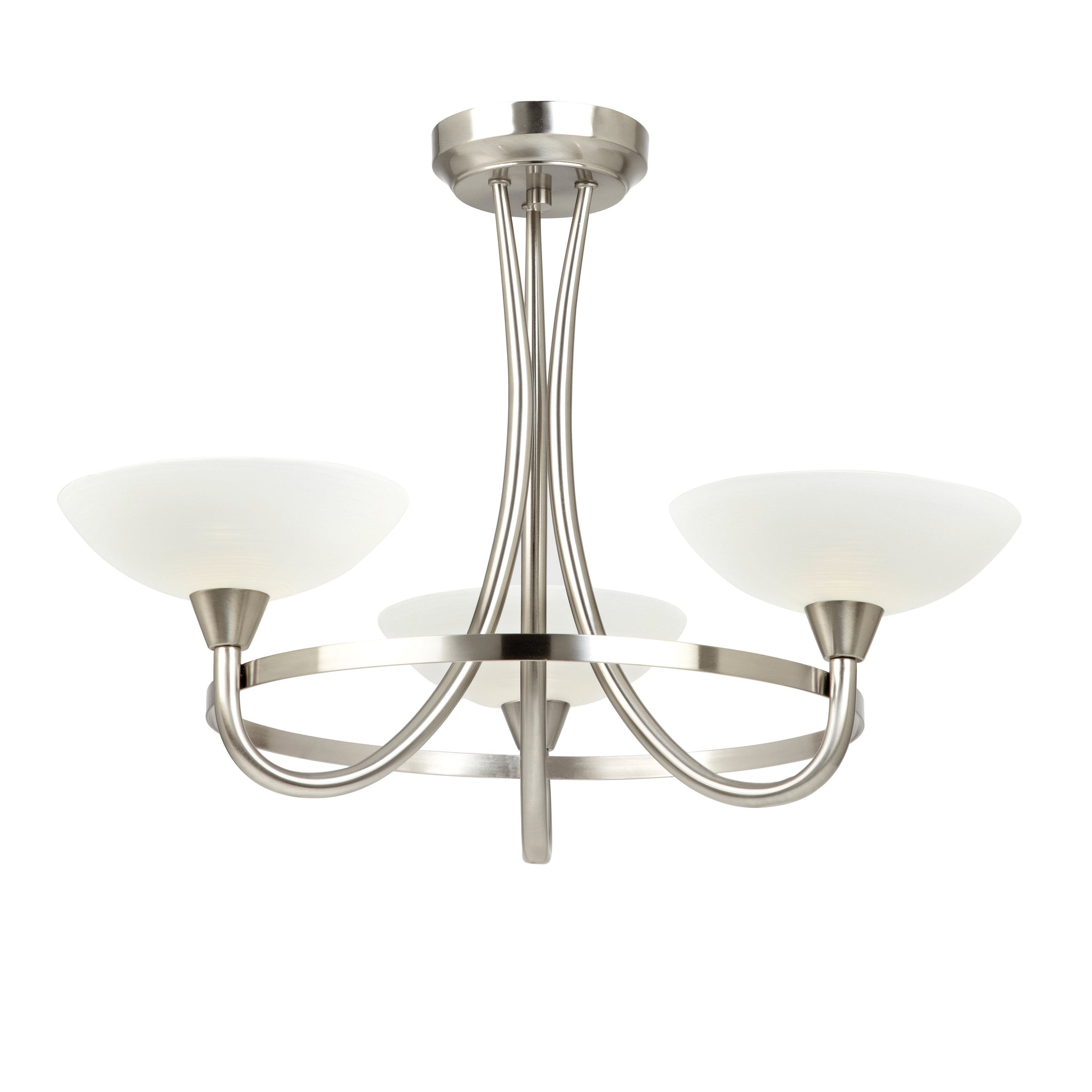 Lacey 3 Ceiling Lamp Satin Chrome