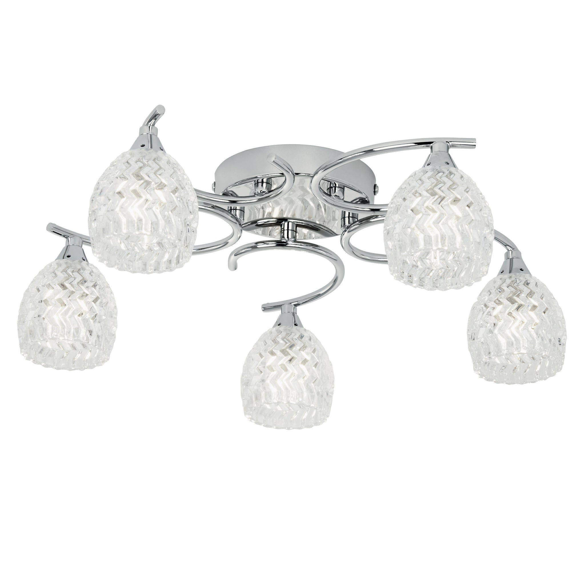 Bowyer 5 Ceiling Lamp Chrome