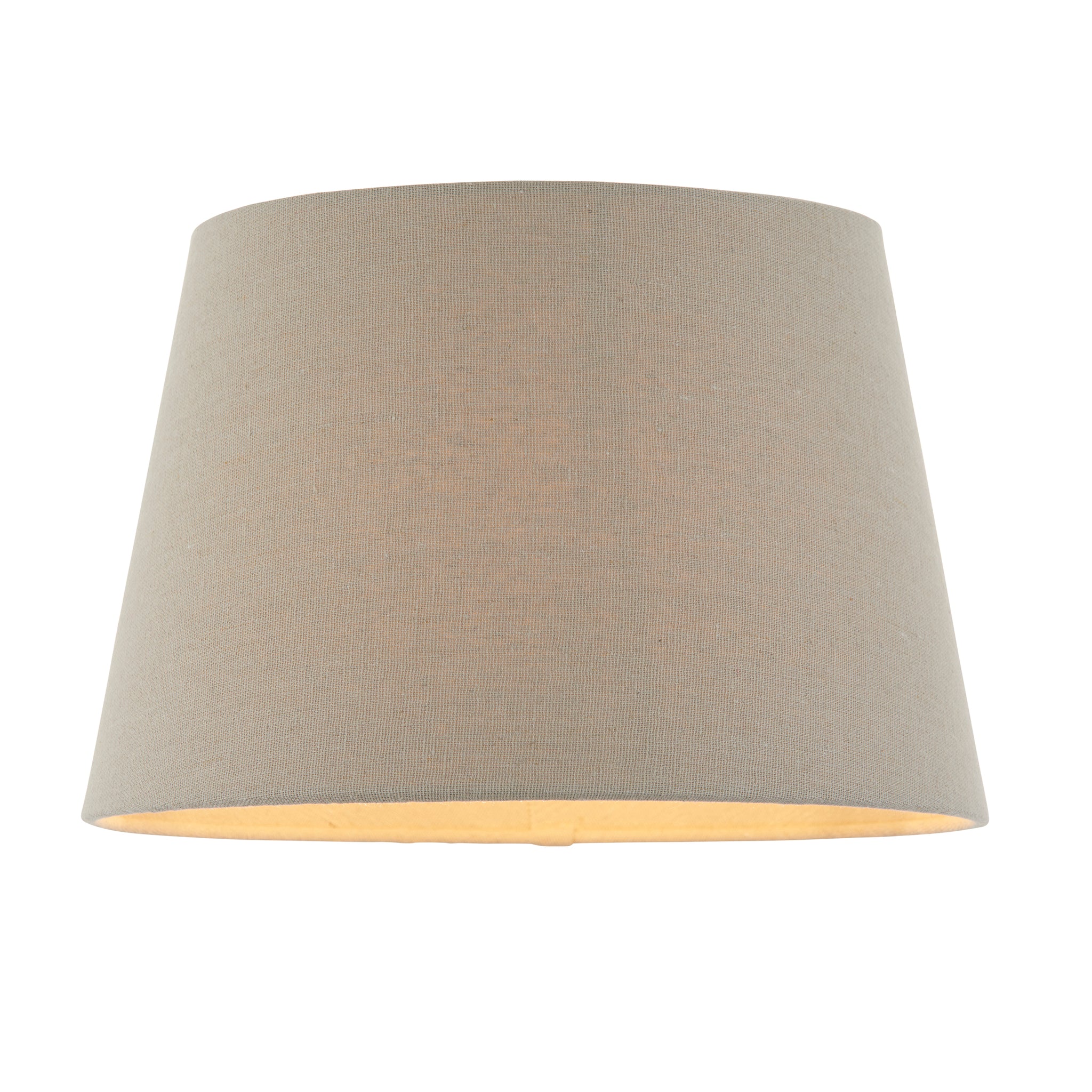 Cece Shade Grey Faux Linen 17 cm