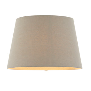 Cece Shade Grey Faux Linen 17 cm