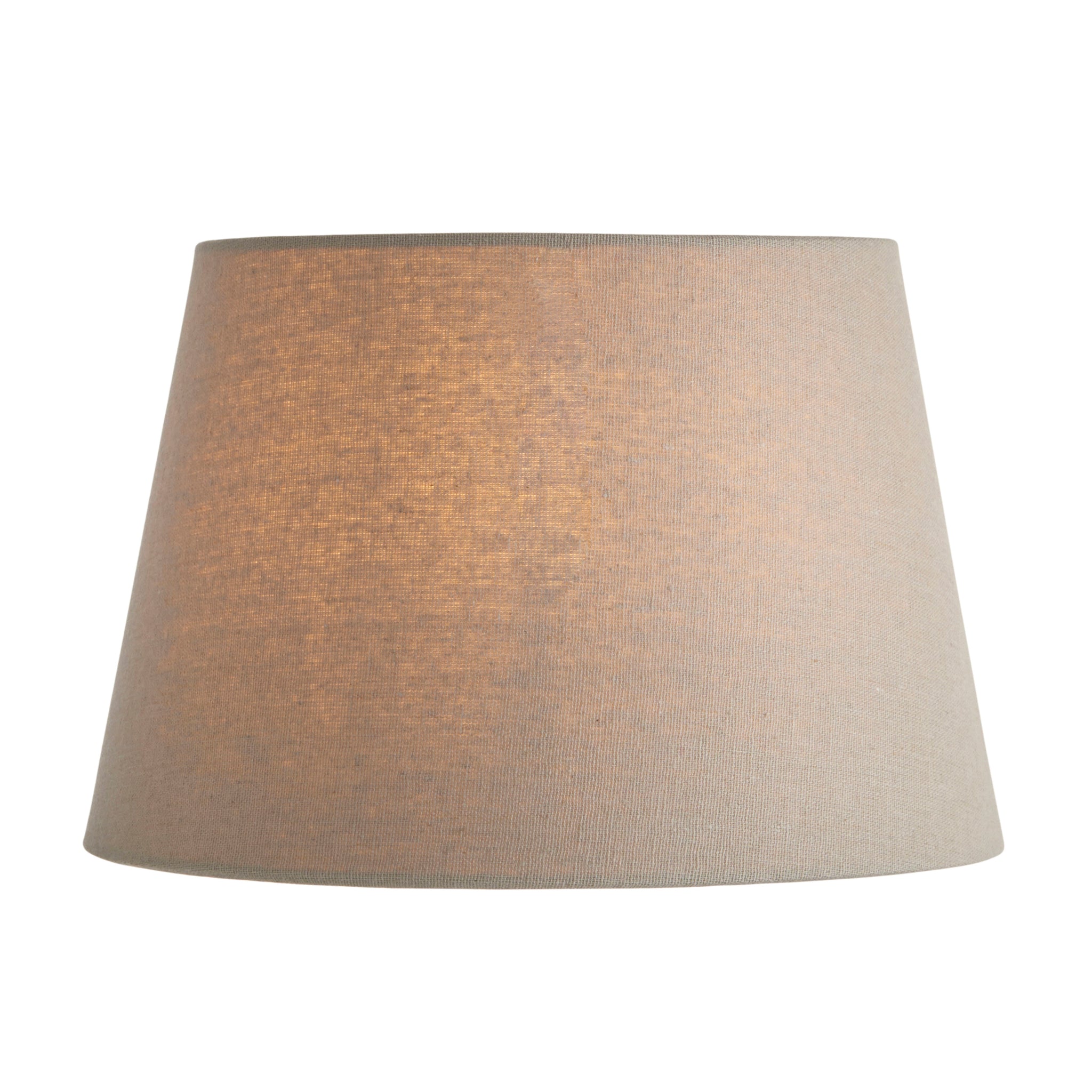 Cece Shade Grey Faux Linen 17 cm