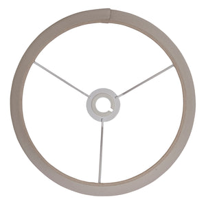 Cece Shade Grey Faux Linen 17 cm