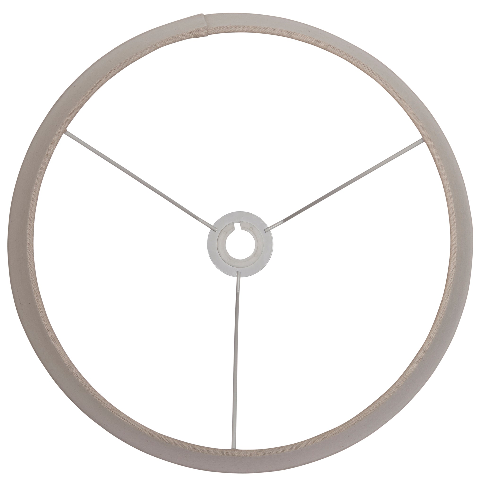 Cece Shade Grey Faux Linen 28.5 cm