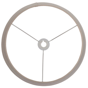 Cece Shade Grey Faux Linen 28.5 cm