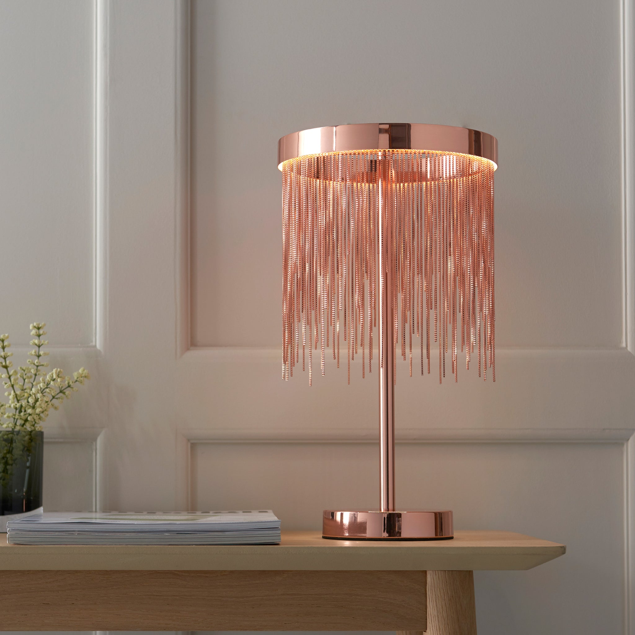 Zolma Table Lamp Brushed Copper