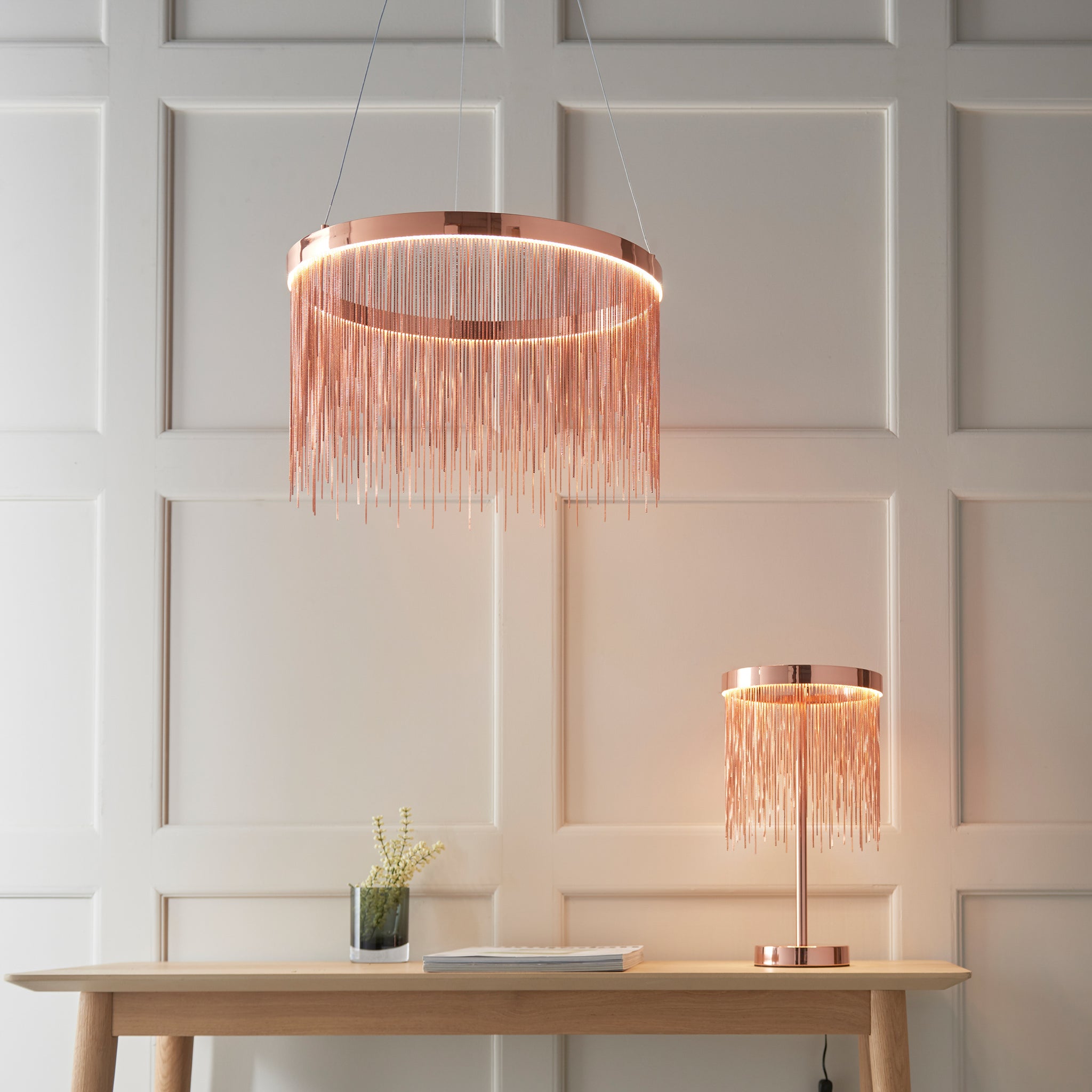 Zolma Table Lamp Brushed Copper