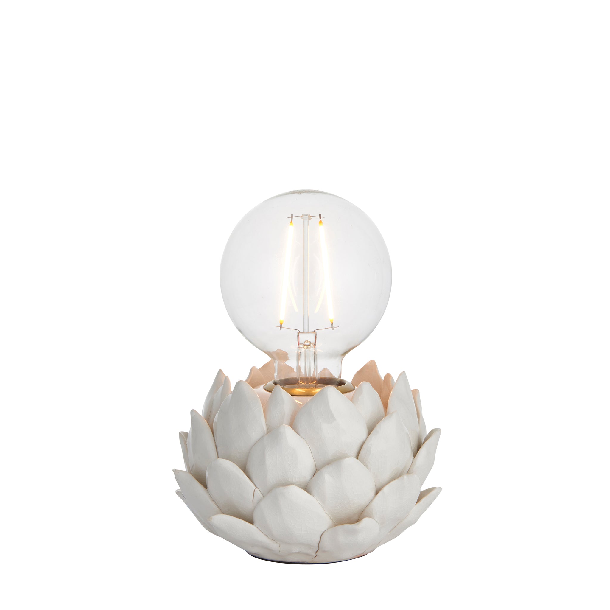 Artichoke Table Lamp White – Home James.