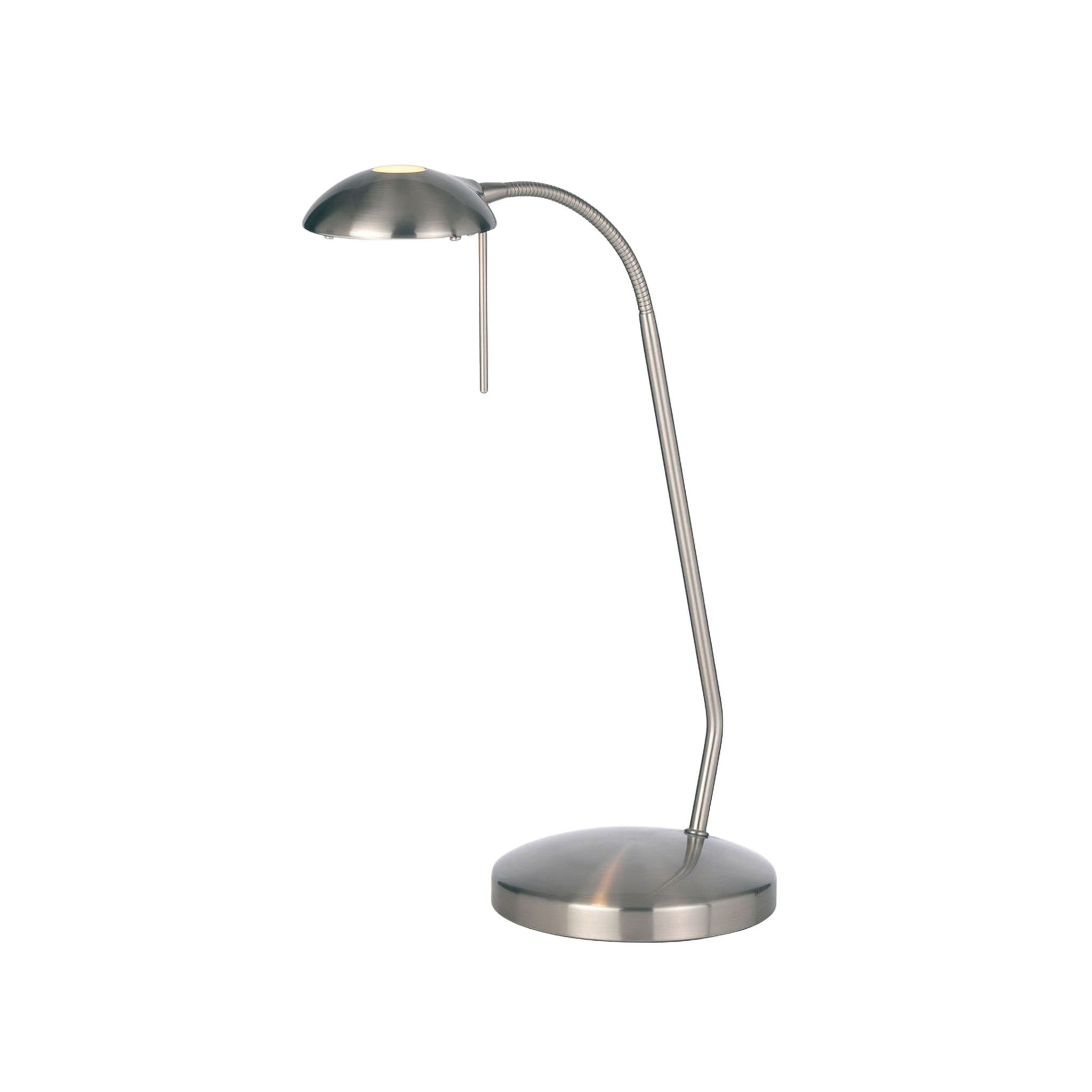 Hackett Table Lamp Satin Chrome