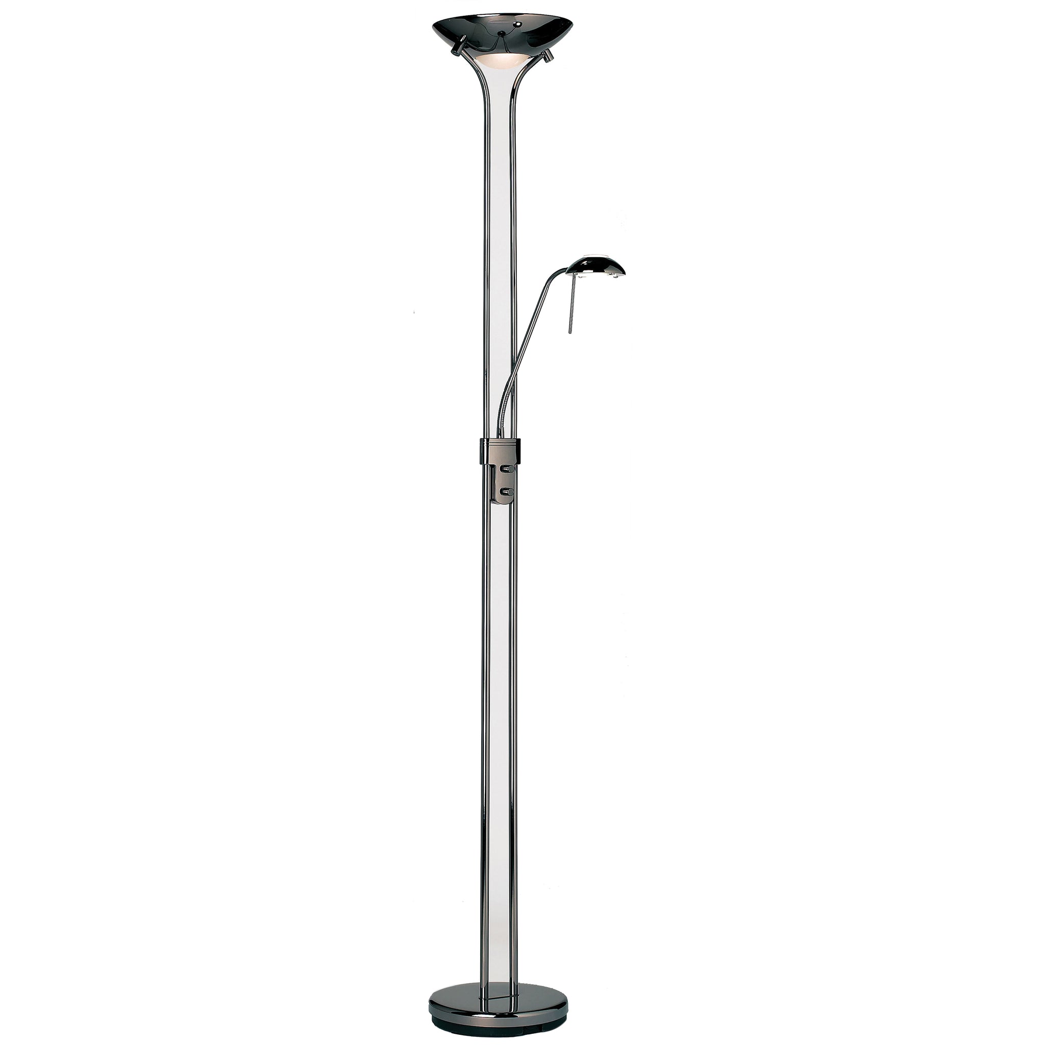 Modena Floor Lamp Black Chrome