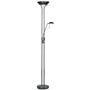Modena Floor Lamp Black Chrome