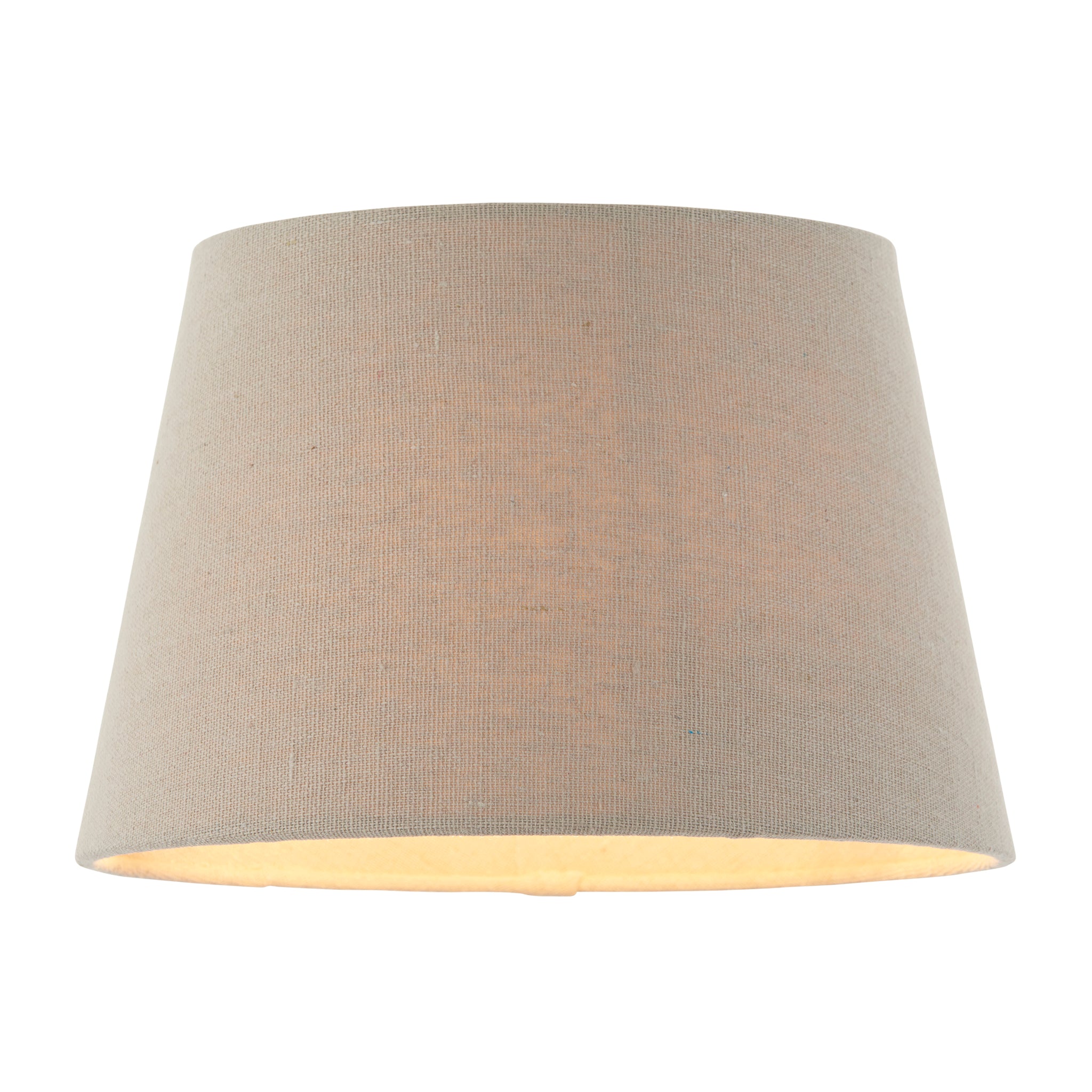 Cece Shade Grey Faux Linen 13.5 cm