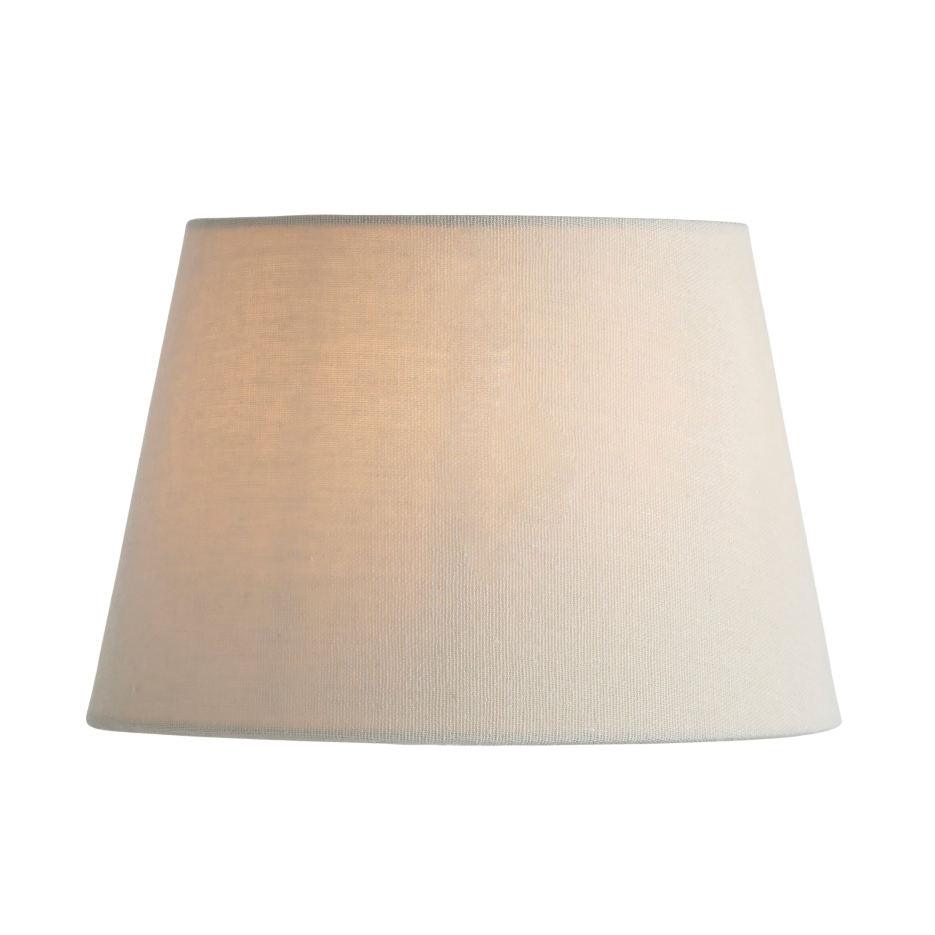 Cece Shade Ivory Faux Linen 13.5 cm
