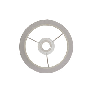 Cece Shade Ivory Faux Linen 13.5 cm