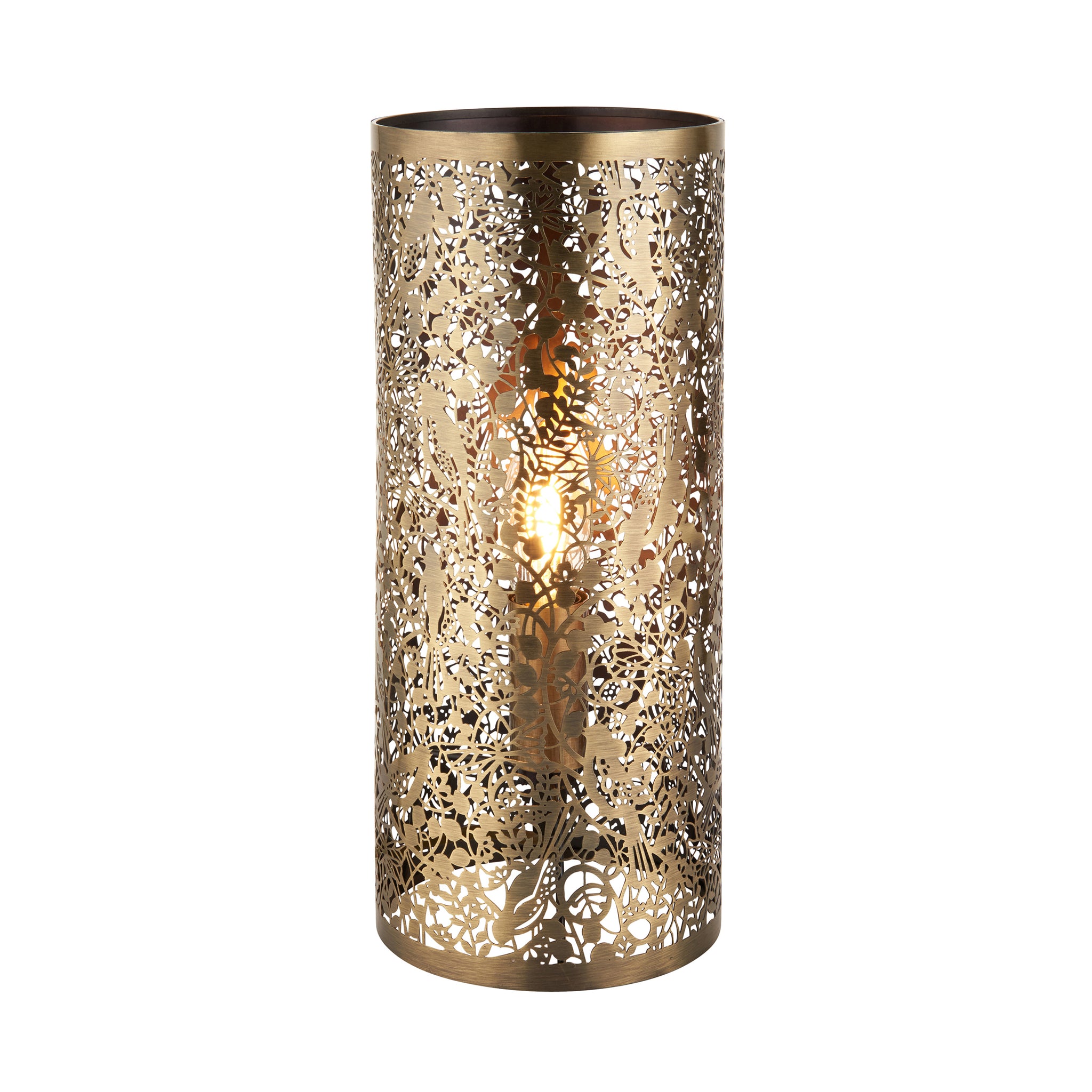 Enchanted Garden Table Lamp Antique Brass