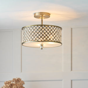 Hurman Ceiling Lamp Antique Brass