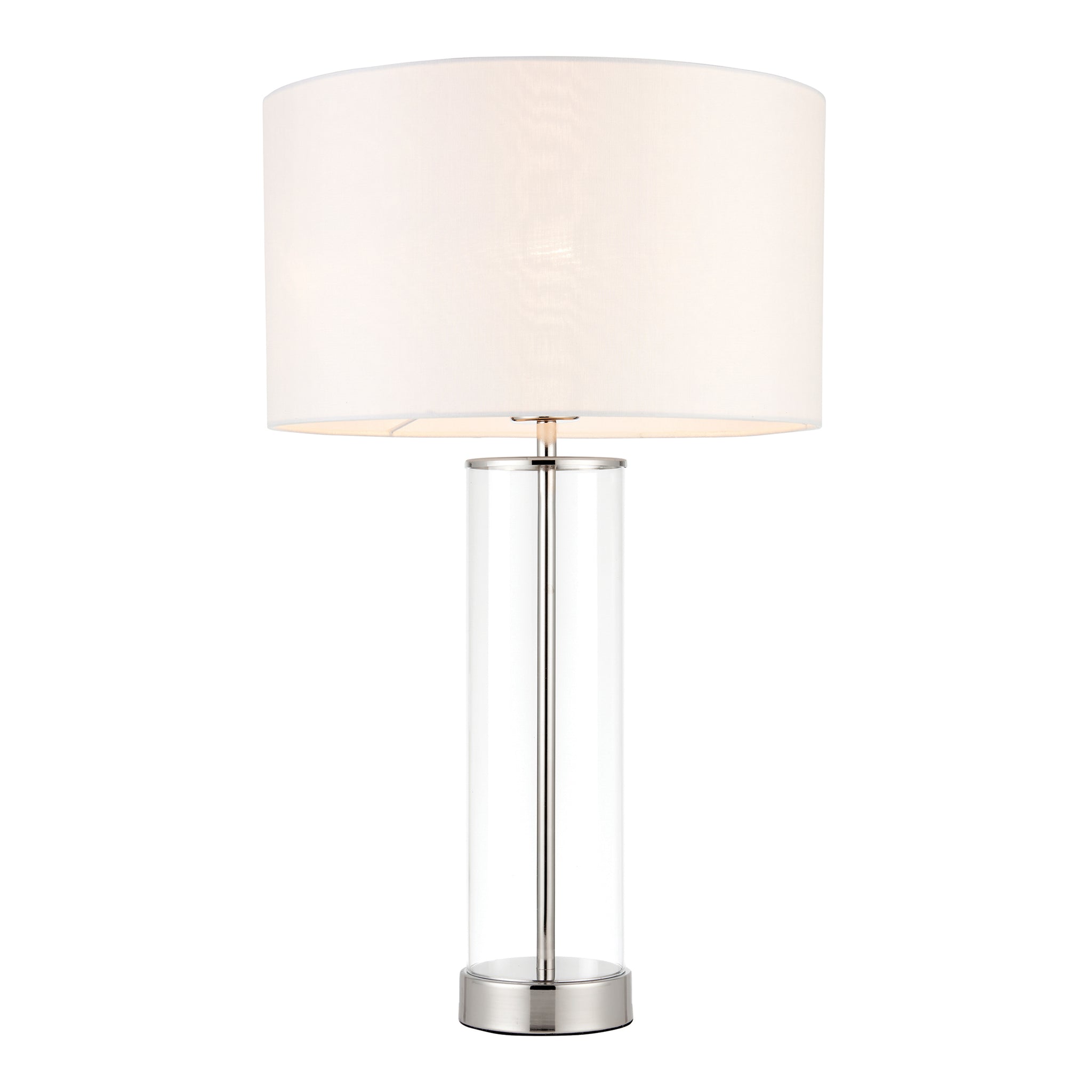 Lucine Table Lamp Bright Nickel