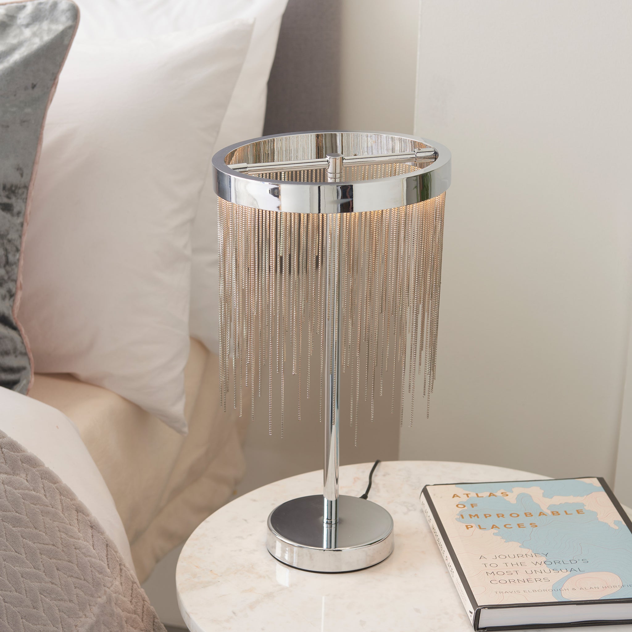 Zolma Table Lamp Chrome