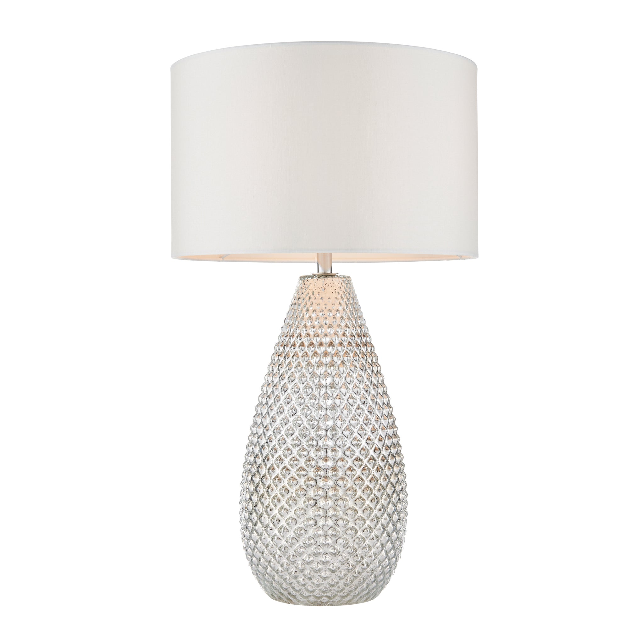 Livvie Table Lamp Silver Mercury