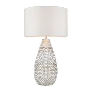 Livvie Table Lamp Silver Mercury