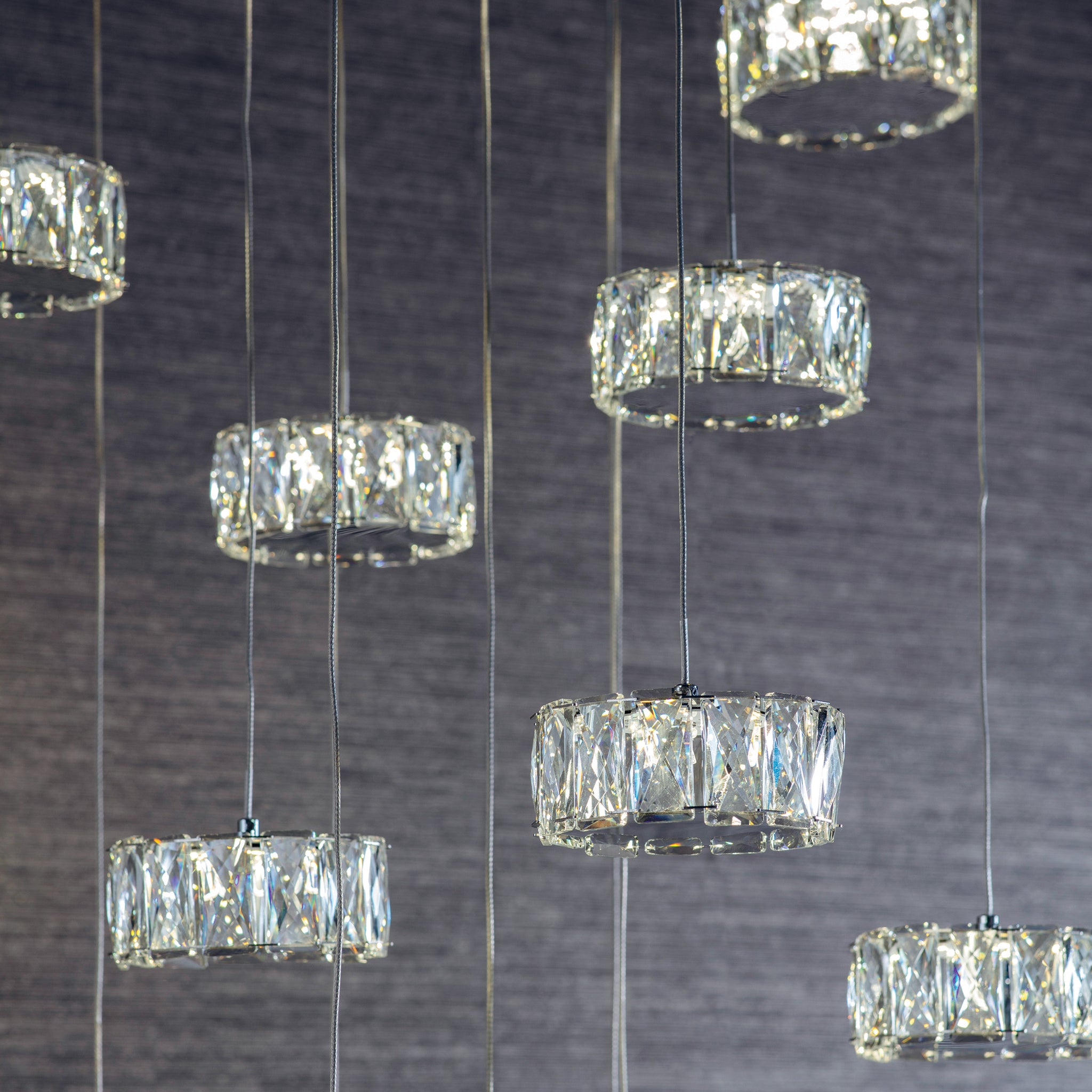 Prism 16 Cluster Pendant Light