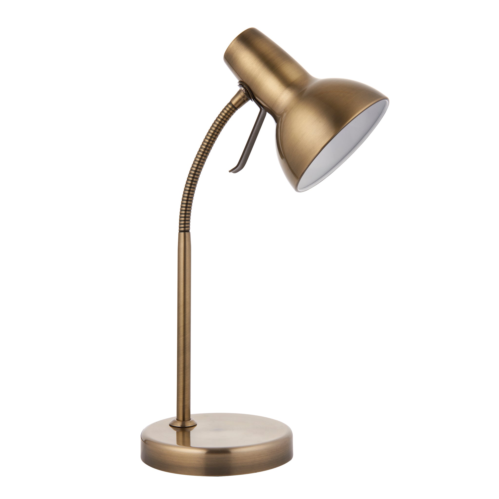 Alfie USB Table Lamp Antique Brass