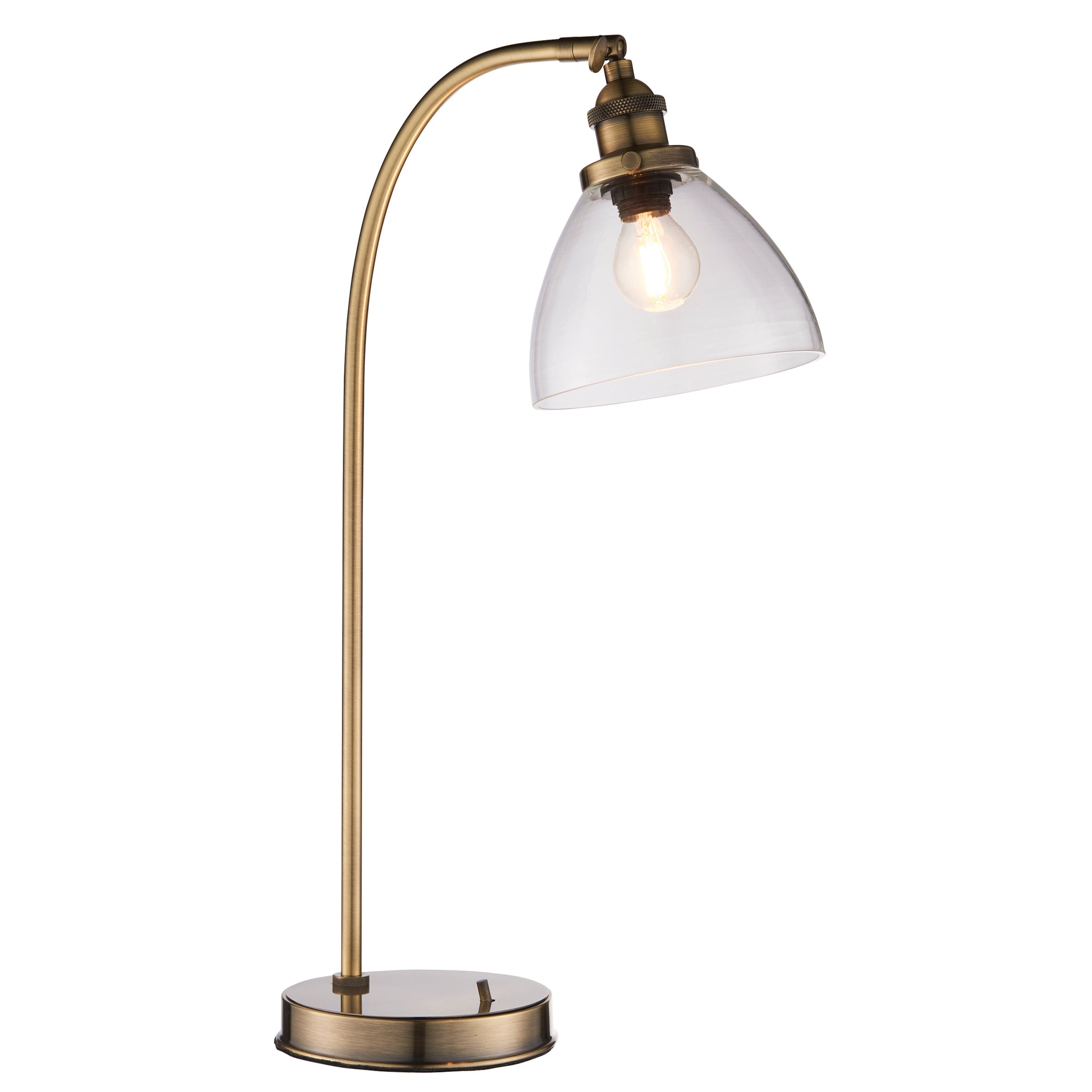 Hanson Table Lamp Antique Brass