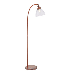 Hanson Floor Lamp Aged Copper