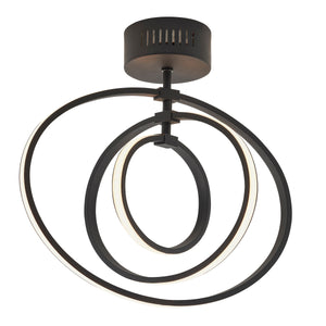 Aval Ceiling Lamp Black