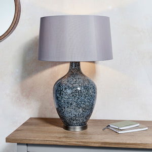 Isla Table Lamp Grey Black