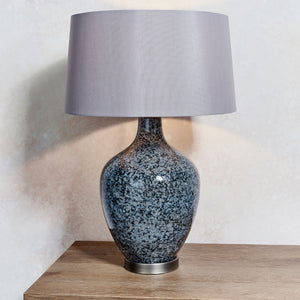 Isla Table Lamp Grey Black