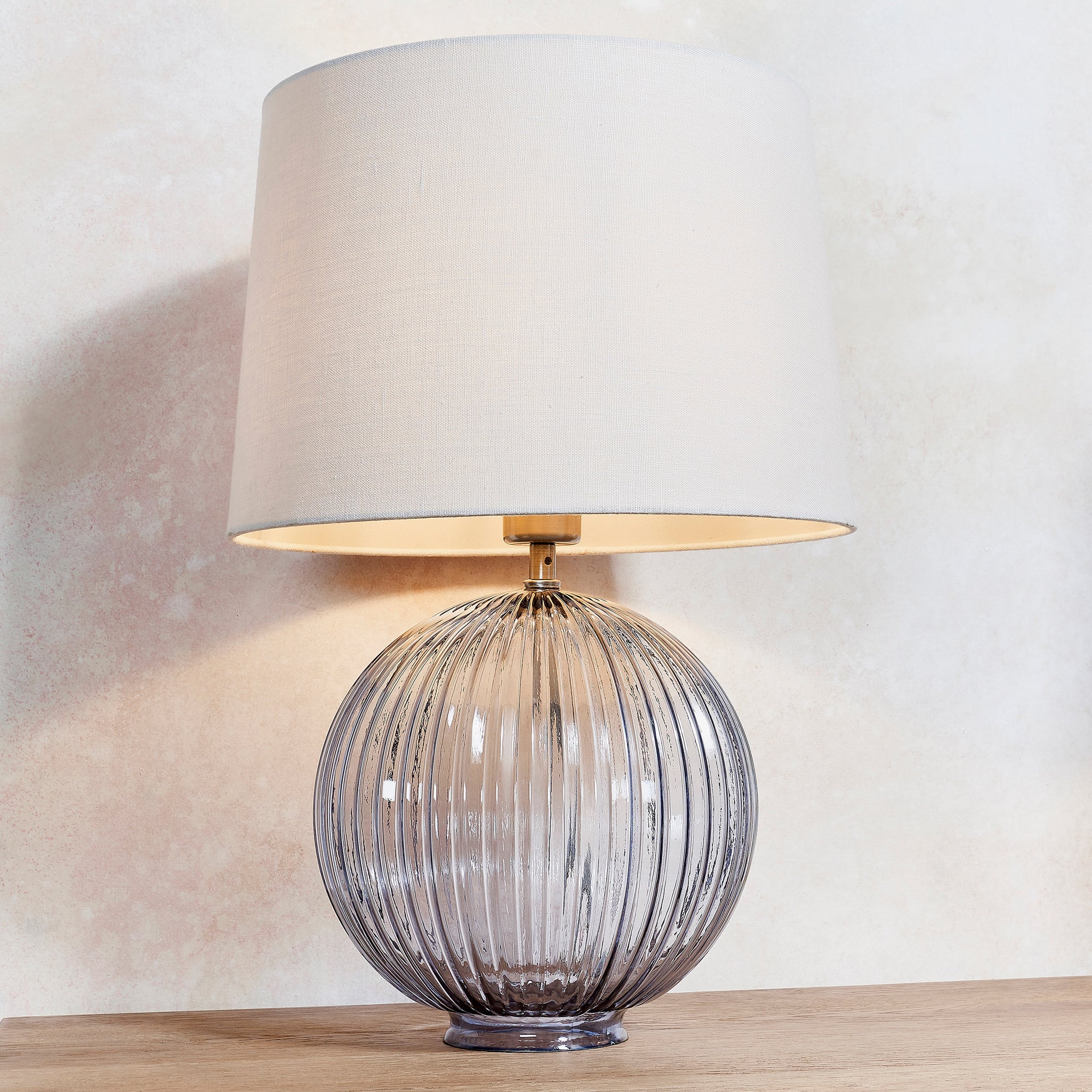 Jenna Table Lamp Smokey Grey Base Only