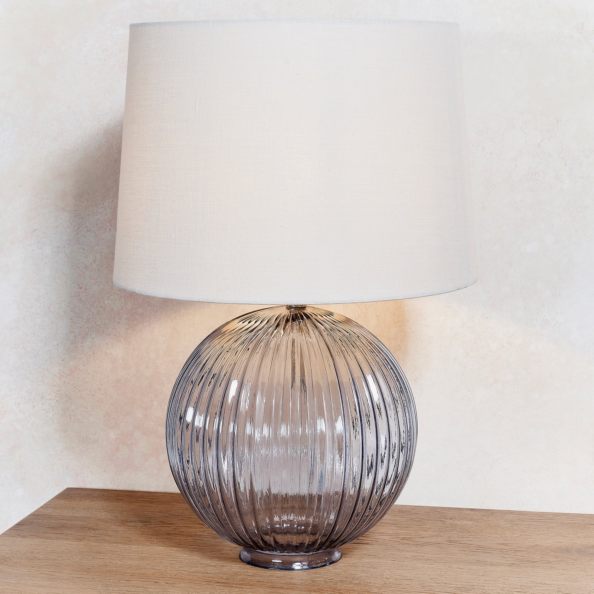 Jenna Table Lamp Smokey Grey Base Only