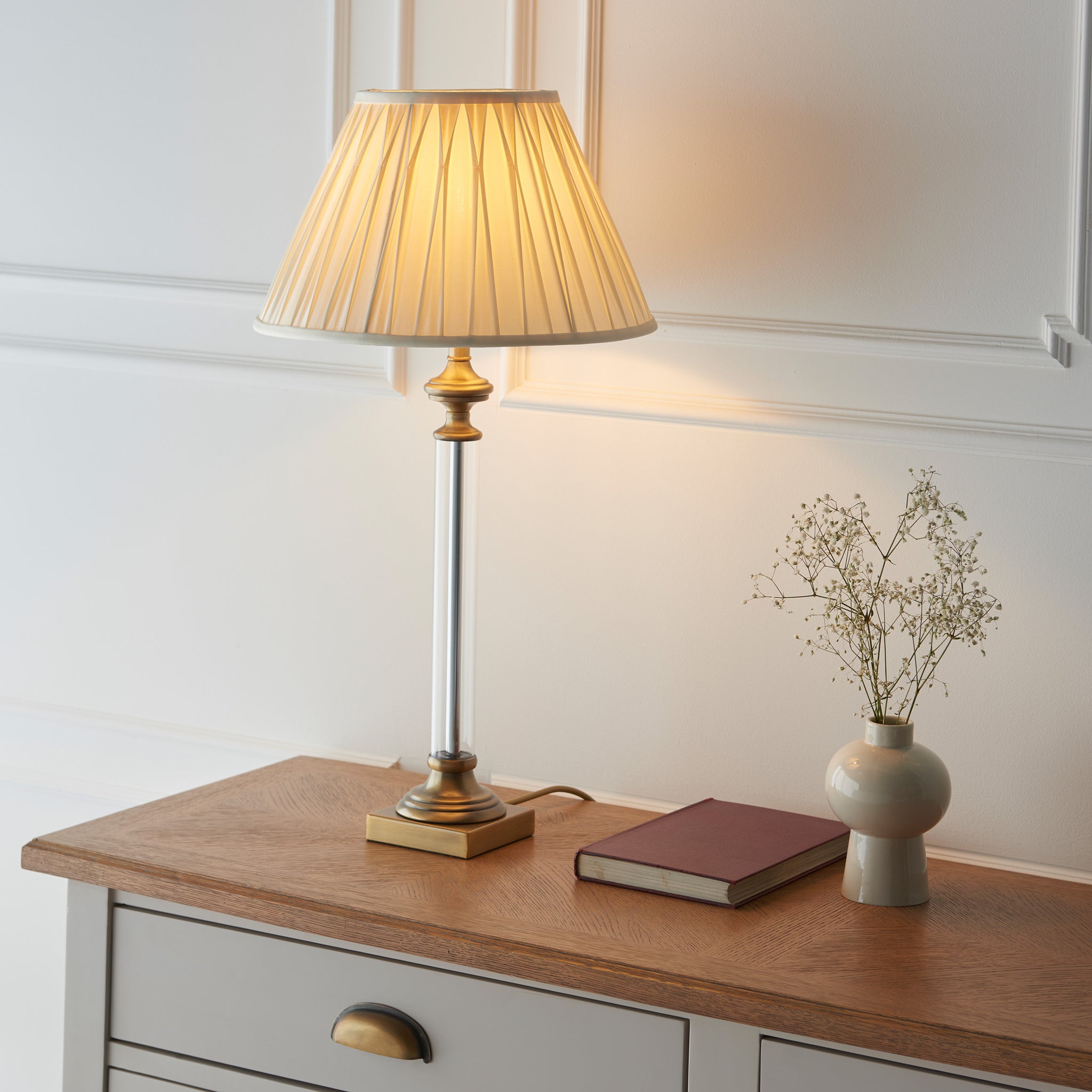 Ava Table Light Chrome Base Only